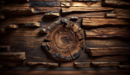 Fototapeta na wymiar wood texture background. Brown wood texture, old wood texture top view