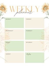 Minimalistic planners , daily, weely, monthly. Annual wall calendar planner template. Week starts on Monday.Clear and simple printable to do list. Business organizer page. Paper sheet.