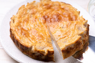 バナナチーズケーキ