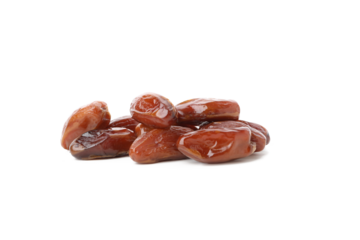 Concept of sweet and tasty food - dates, isolated on white background