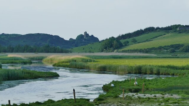 Waterford Dunhill Castle from Annestown and the Anne Valley