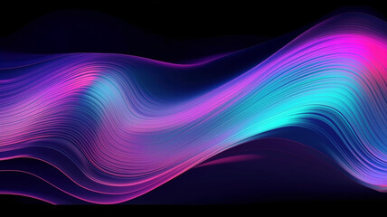 iridescent abstract wave background or wallpaper