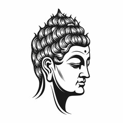 Budha Head. Generative AI