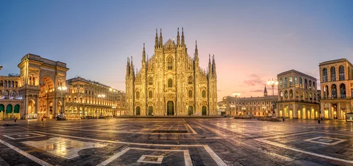 Foto op Canvas Piazza del Duomo, Milan, Italy © Boris Stroujko
