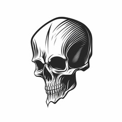 Skull Tribal Illustration