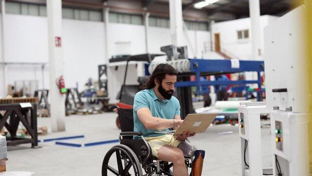 through the use of adaptive equipment and workplace accommodations, a person with a disability can contribute their unique skills and expertise as an engineer in a cutting-edge robotics factory