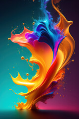 A stylish, colorful and original background