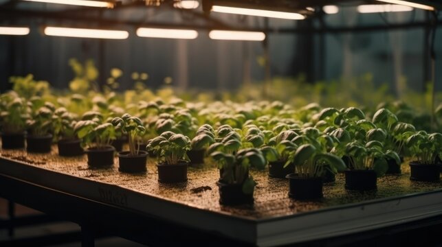 Indoor Greenhouse Farming Made Easy With Hydroponic Technology, GENERATIVE AI