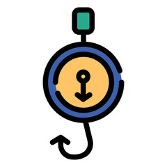 fish scale sea icon © puzzle creative