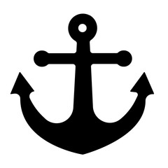 anchor sea marine icon