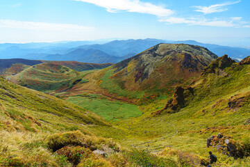 Fototapeta premium 秋田駒ケ岳登山 女岳