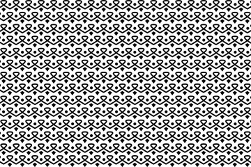 Abstract black and white geometric patterns. Monochrome geometric pattern with repeating elements. 