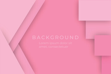 Pink modern abstract geometric shapes vector background Design