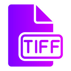 tiff gradient icon