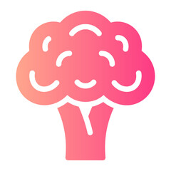 broccoli gradient icon