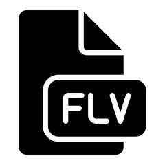 flv glyph icon