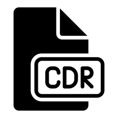 cdr glyph icon