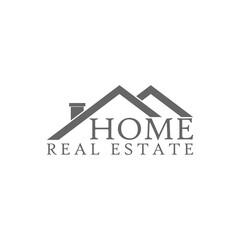 Home real estate icon isolated on transparent background
