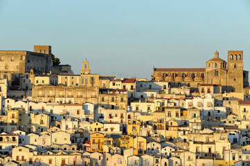Fototapeta na wymiar View of the town of Ferrandina, district of Matera, Basilicata, Italy, Europe