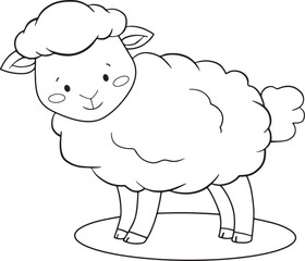 illustration of sheep