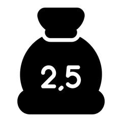 zakat glyph icon