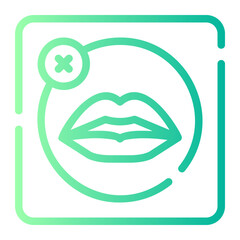 no gossip gradient icon