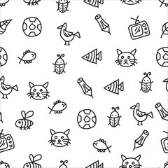 Pattern Design. seamless. Vector seamless pattern. Geometric Pattern Design. Doodles arts seamless pattern