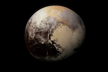 The dwarf planet Pluto Generative AI