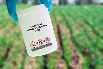  A bacterial pesticide used to control insect pests in crops.