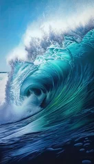 Fotobehang ocean wave and waves © pla2u