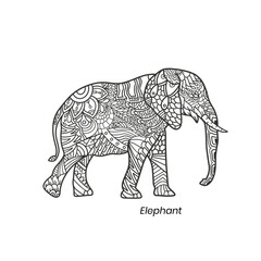 Elephant Zentangle Mandalas