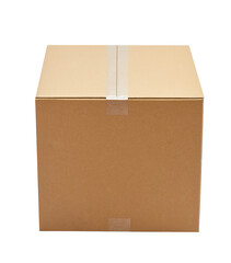 box package delivery cardboard carton packaging isolated shipping gift container brown send...