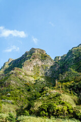 Fototapeta na wymiar Mountains at Madeira Portugal