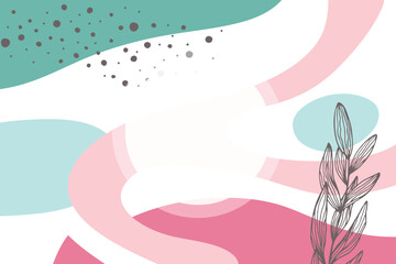 Abstract background. Modern design template in minimal style. Stylish cover for beauty presentation, branding design.	
