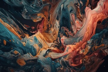 Liquid texture abstract, Generative AI