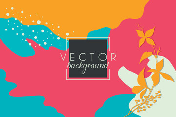 Abstract background. Modern design template in minimal style. Stylish cover for beauty presentation, branding design.	
