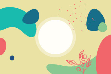 Abstract background. Modern design template in minimal style. Stylish cover for beauty presentation, branding design.	
