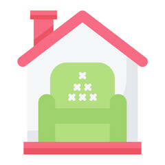 Living Room Flat Icon
