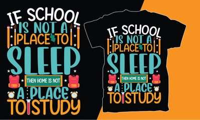 Back to school t-shirt design