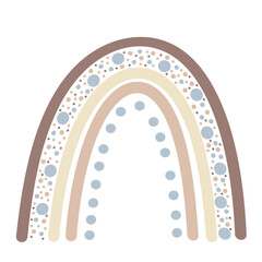 Cute blue and brown Rainbow.