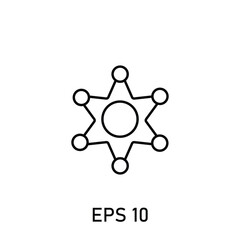 Police Logo Icon State Security EPS 10