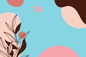 Abstract background. Modern design template in minimal style. Stylish cover for beauty presentation, branding design.	
