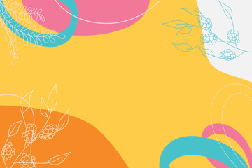 Abstract background. Modern design template in minimal style. Stylish cover for beauty presentation, branding design.	
