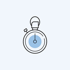 Stopwatch icon. Timer icon vector illustration design - 583563720