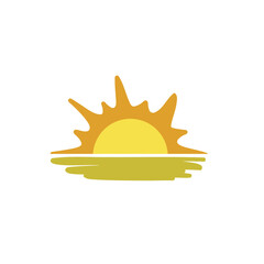 Half sunshine and beach