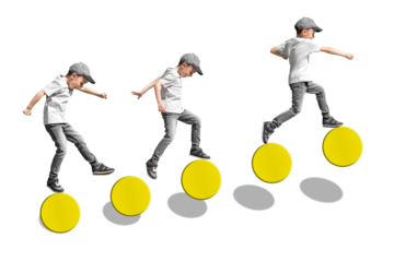 growth business concept. young businessman climbing the career ladder