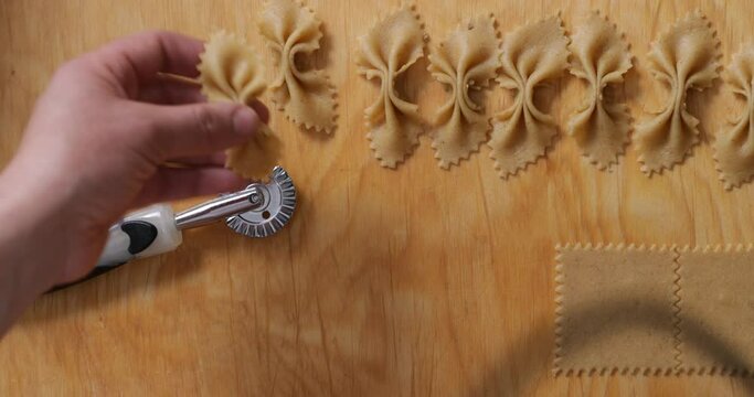 Crafting Tradition: Hands at Work with Chebakia Dough