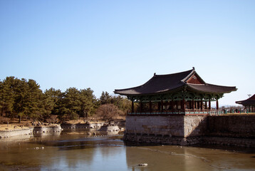 Naklejka premium pavilion in the park