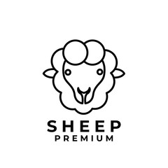 Black Sheep logo icon design illustration