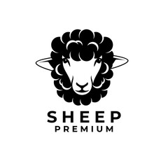 Black Sheep logo icon design illustration